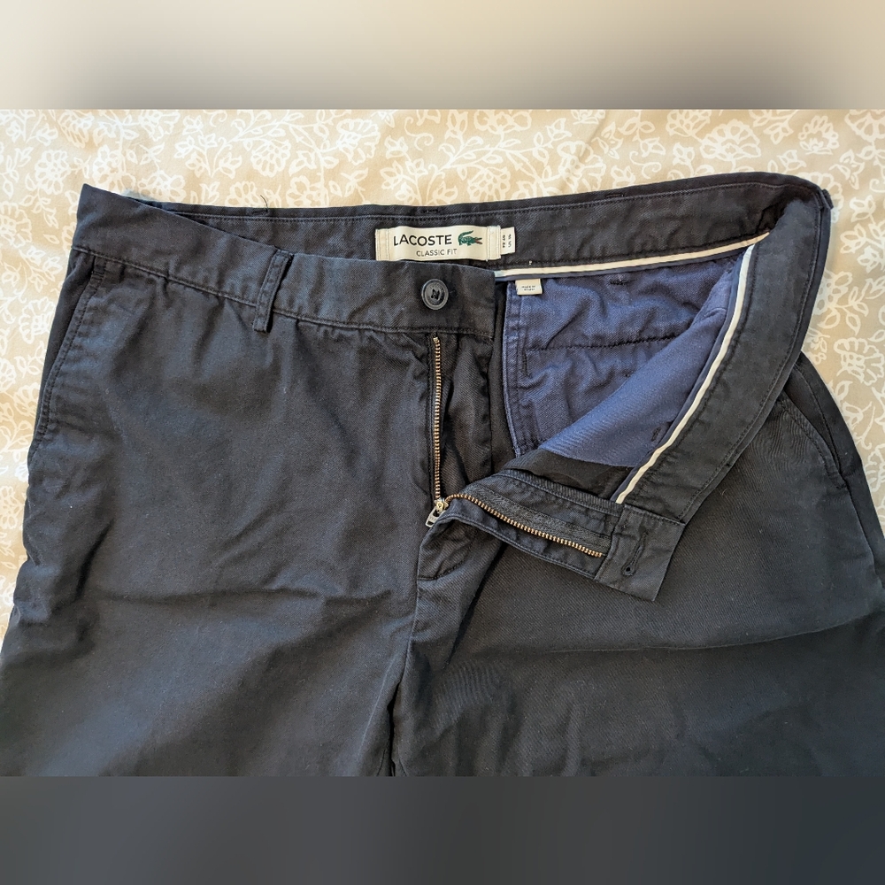 Lacoste Black Shorts 36 - Picture 10 of 11